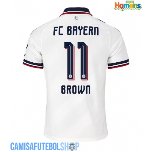Camisa de time de futebol Bayern Munich Nathaniel Brown #11 Replicas 2º Equipamento 2026-27 Manga Curta
